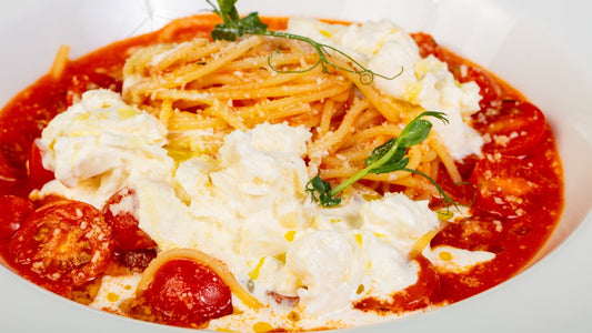 Spaghetti Tomaten Burrata